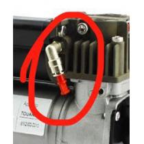 Connected head for Touareg Air suspension compressor